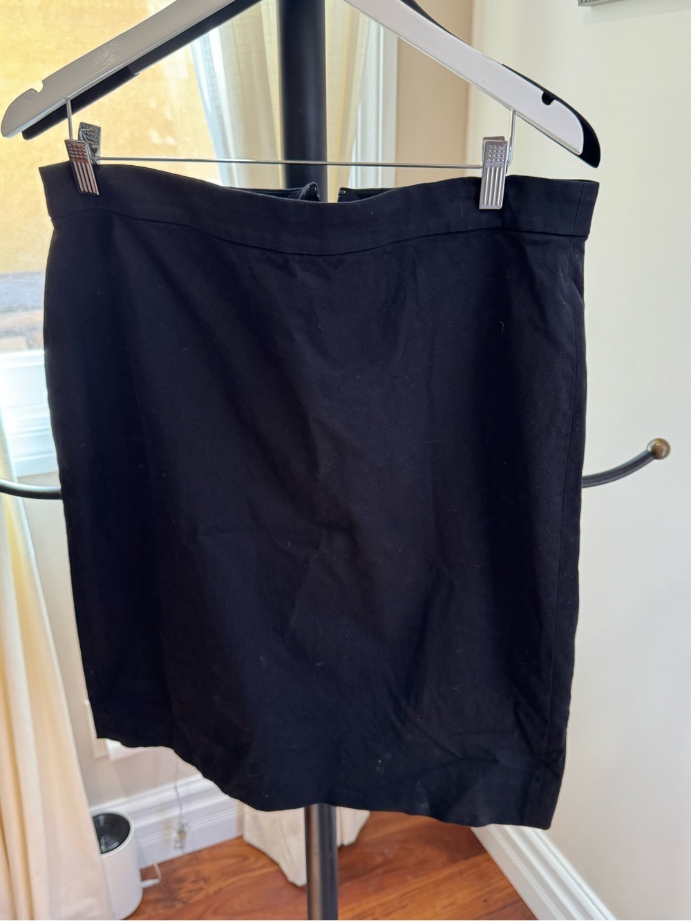 J. Crew Black Mini Pencil Skirt Woman Size 12